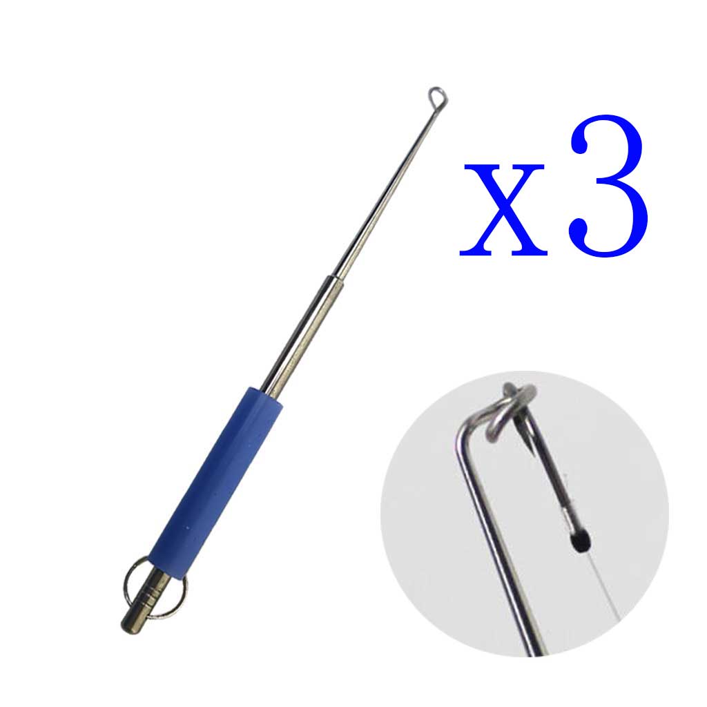 3-Pack Stainless Steel Fish Ho - Fishing Equipment Pictures ulasan dan harga