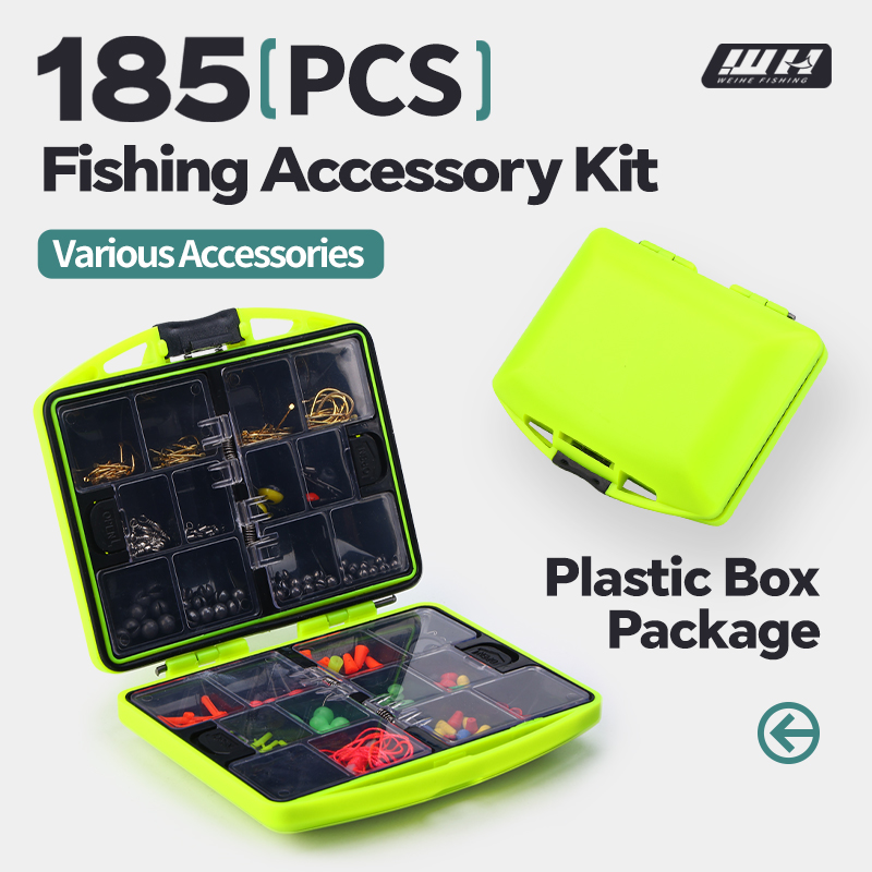 WEIHE 185pcs Fishing Accessori - Fishing Equipment Organizer ulasan dan harga