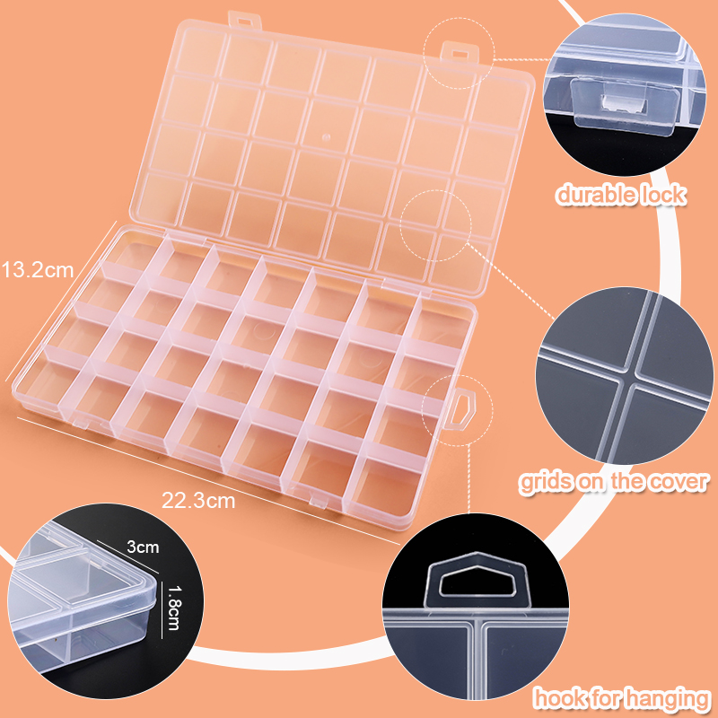 Plastic Clear Organizer Box Be - Fishing Equipment Organizer ulasan dan harga