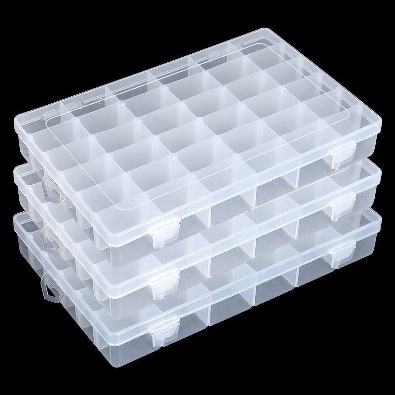 36 Grids Plastic Organizer Box - Fishing Equipment Organizer ulasan dan harga