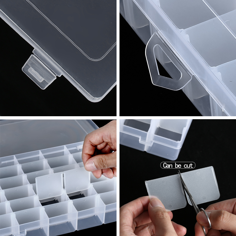 36 Grids Plastic Organizer Box - Fishing Equipment Organizer ulasan dan harga