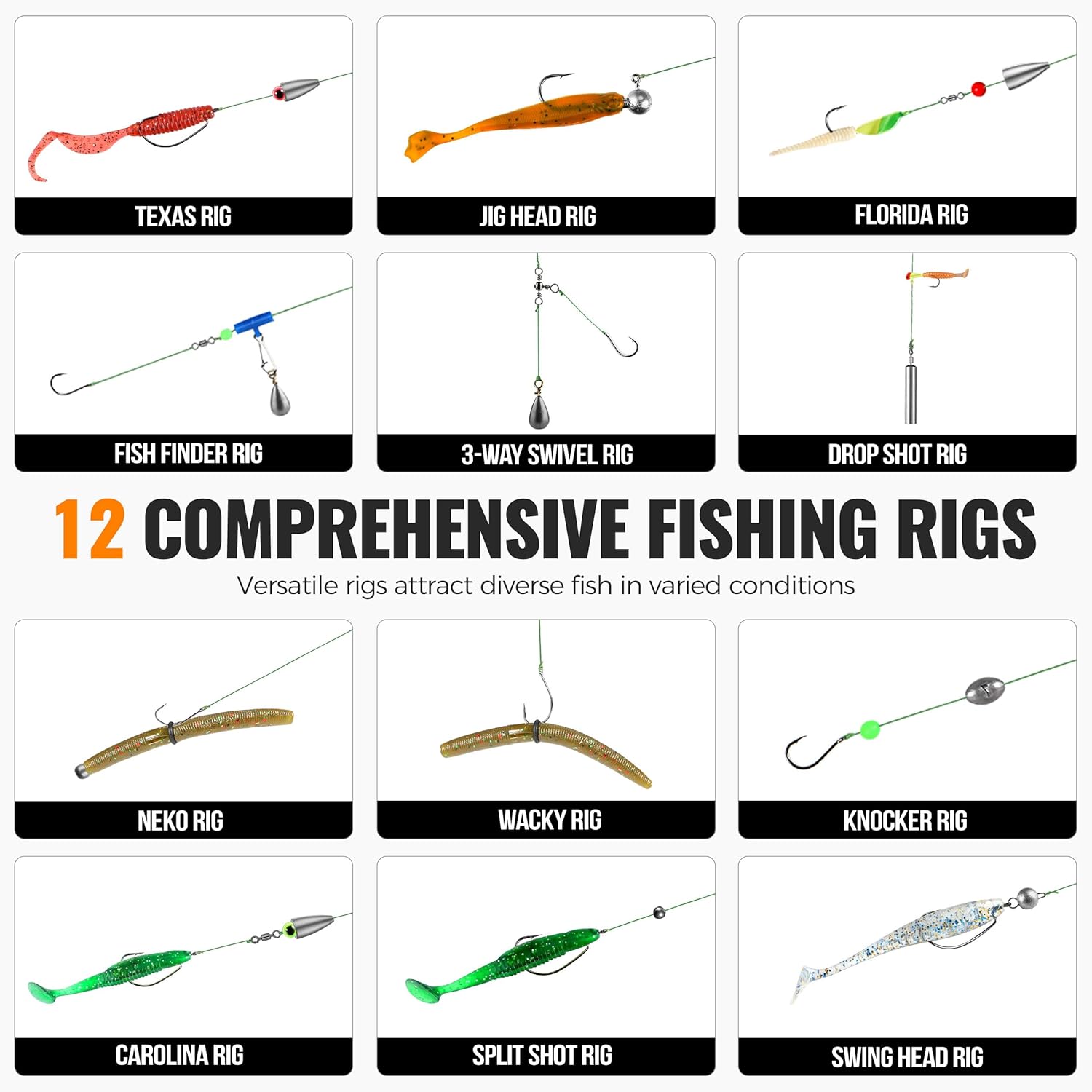 187pcs Fishing Accessories Kit - Fishing Equipment Organizer ulasan dan harga
